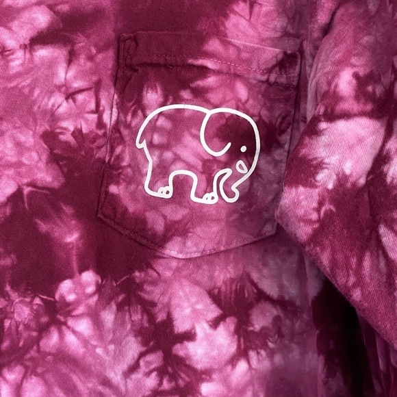 Ivory Ella Crewneck Pullover Tie Dye Long Sleeves Tee, Size: Large - Picture 2 of 5